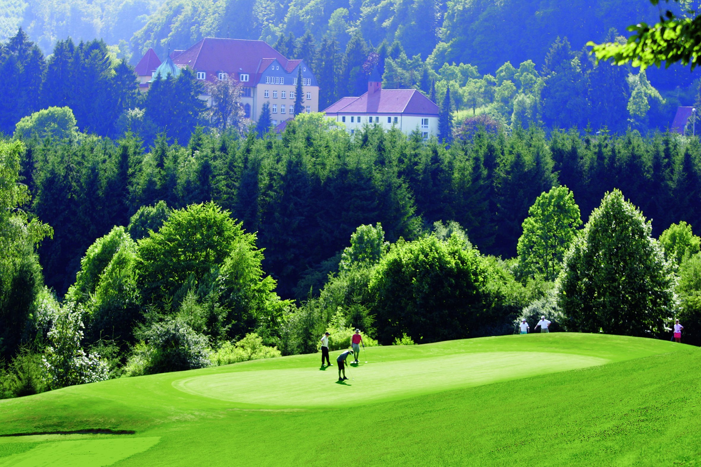 Golfplatz mit Clemensheim © Gräflicher Park, Bad Driburg