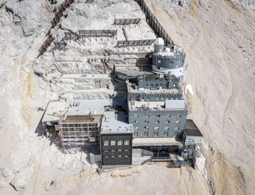 Bauen in Gipfellage: Einhausung der Zugangsterrasse auf der Zugspitze